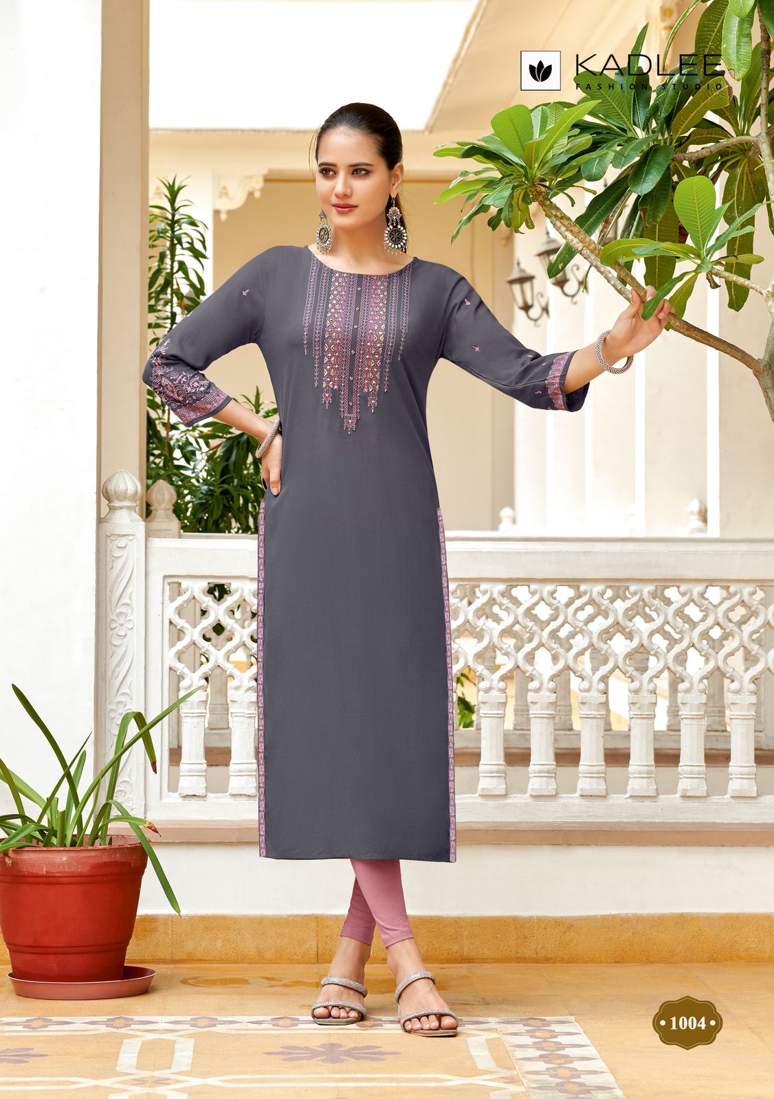 Aneri By Kadlee Rayon Designer Kurtis Wholesale Price In Surat